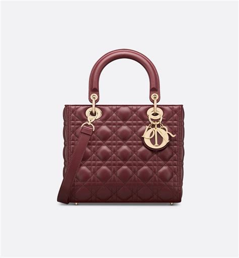 sac lady dior vernis|Sac Lady Dior Medium Cuir d'agneau Cannage .